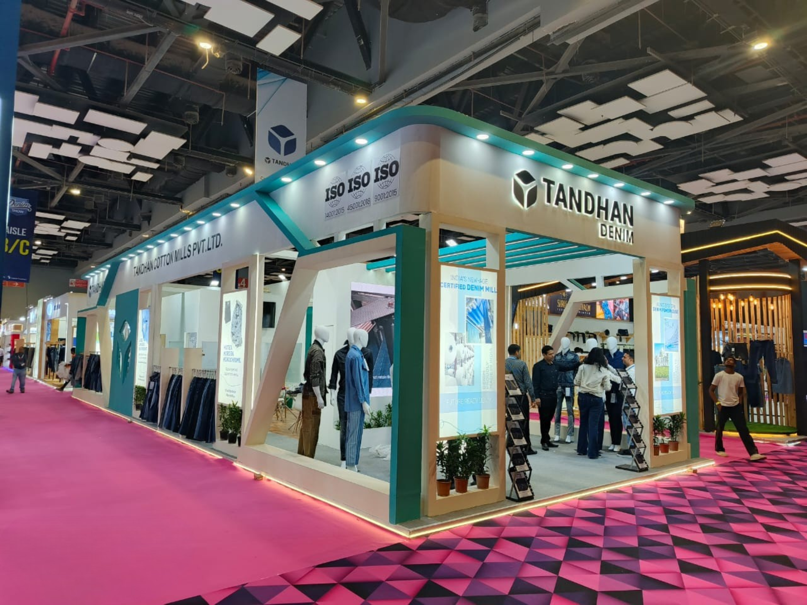 Custom exhibition stand built by Booth Fabricators for trade fair at Messe Frankfurt